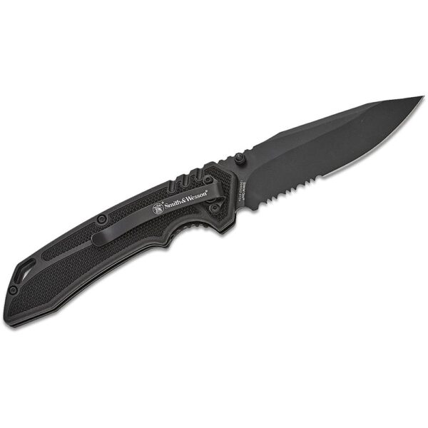 Smith & Wesson Special Ops Folding Knife 3" Clip Point Blade Black - Precision Shot Firearms