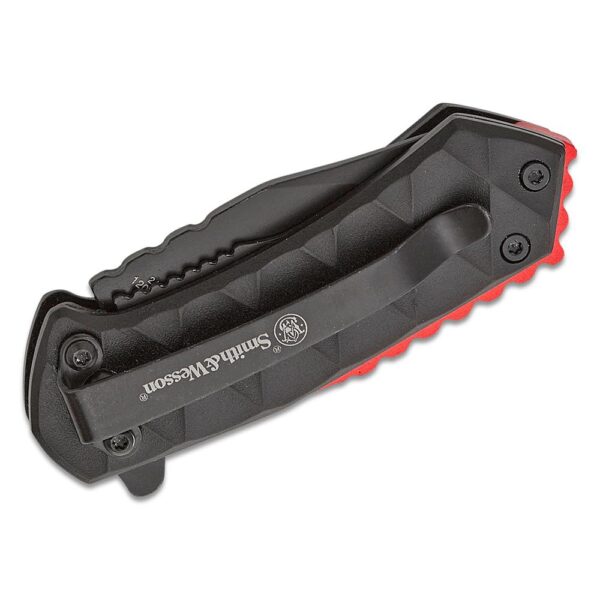 Smith & Wesson 24/7 Spring Assisted Folding Knife 1-9/10" Clip Point Blade Black - Precision Shot Firearms