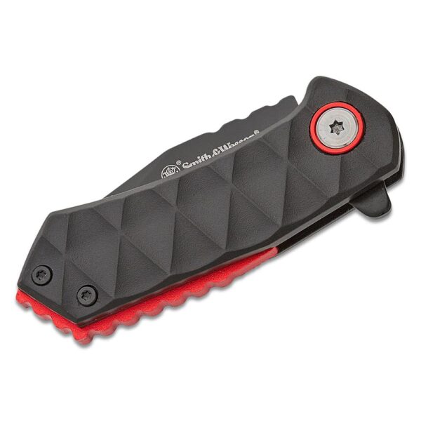Smith & Wesson 24/7 Spring Assisted Folding Knife 1-9/10" Clip Point Blade Black - Precision Shot Firearms