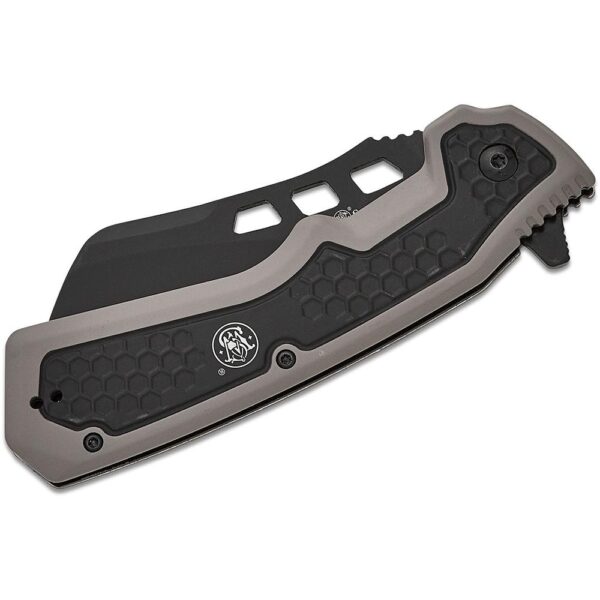 Smith & Wesson Extraction and Evasion Assisted Folding Knife 3-1/2" Cleaver Blade Black Box - Precision Shot Firearms