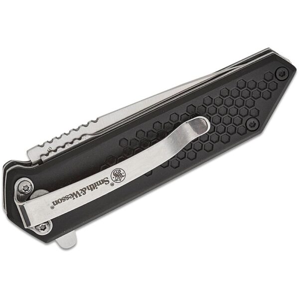 Smith & Wesson Extreme Ops Spring Assist Folding Knife 2-1/2" Tanto Blade Black Box - Precision Shot Firearms
