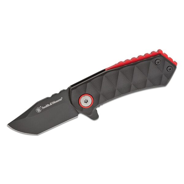 Smith & Wesson 24/7 Spring Assisted Folding Knife 1-9/10" Clip Point Blade Black Box - Precision Shot Firearms
