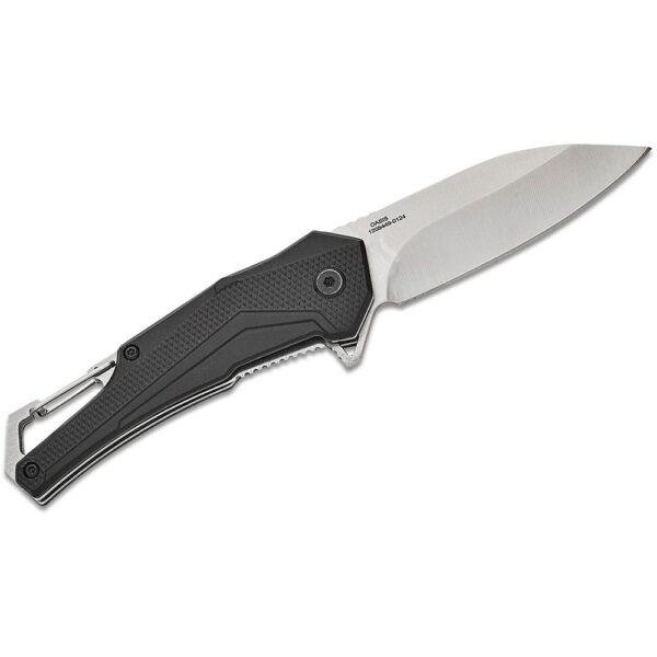 Smith & Wesson Oasis Carabiner Folding Knife 3" Drop Point Blade Black Box - Precision Shot Firearms