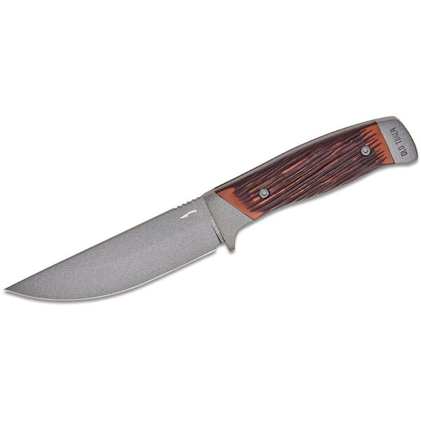 Old Timer Frontier Fixed Blade Knife 5" Drop Point Blade Wood Box - Precision Shot Firearms