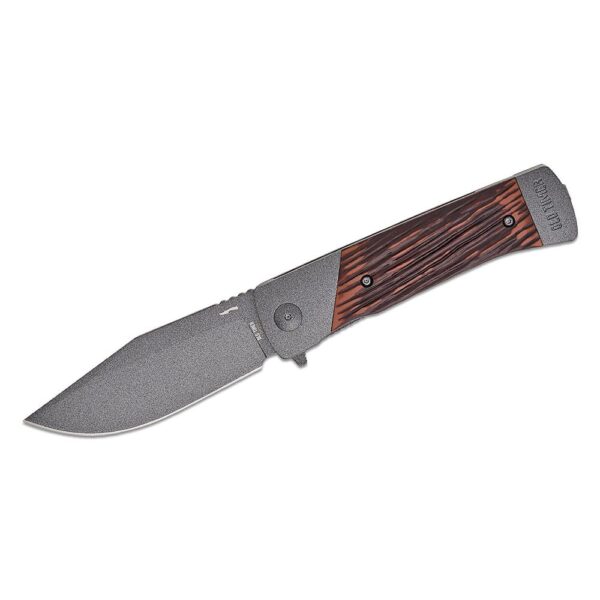 Old Timer Frontier Manual Folding Knife 3-1/2" Clip Point Blade Rosewood - Precision Shot Firearms