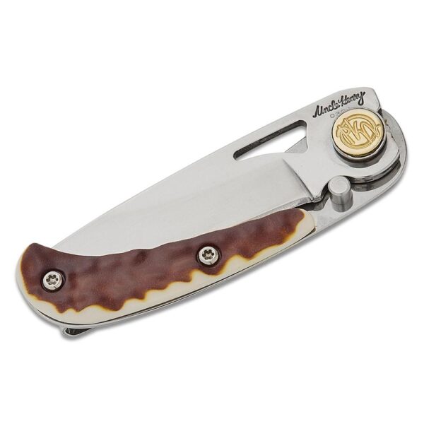 Uncle Henry Next Gen 3UH Folding Knife 2-1/5" Drop Point Blade Staglon Steel Box - Precision Shot Firearms