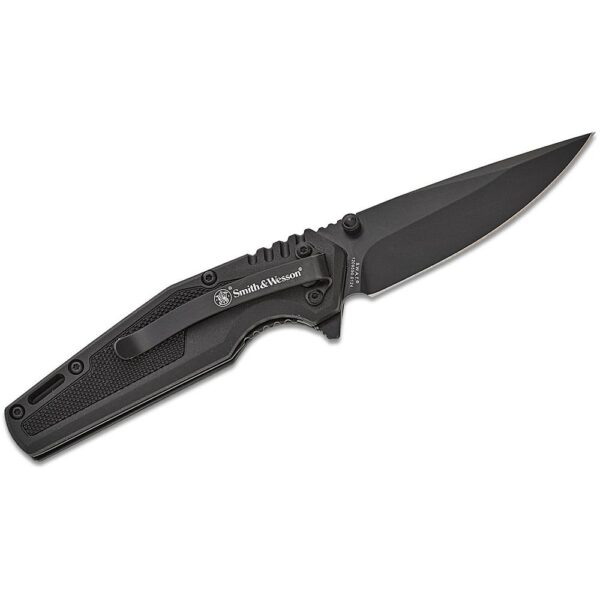 Smith & Wesson SWAT Assisted Folding Knife 3" Drop Point Blade Black Box - Precision Shot Firearms