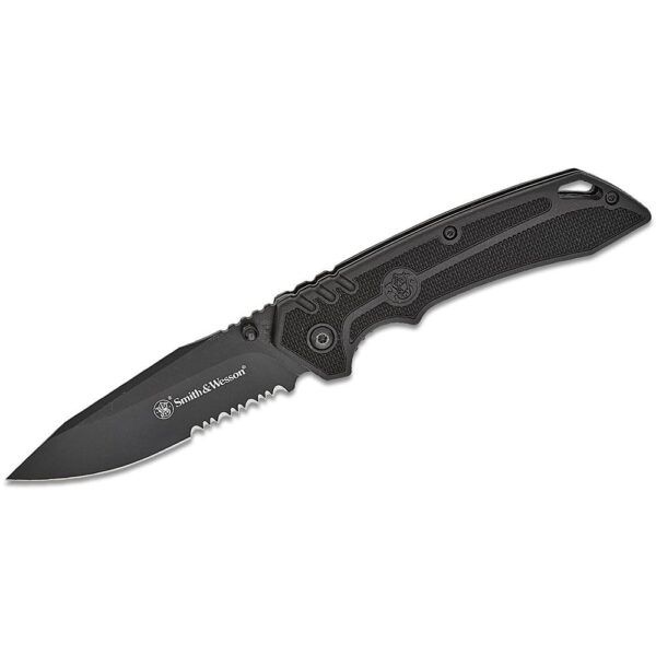 Smith & Wesson Special Ops Folding Knife 3" Clip Point Blade Black Box - Precision Shot Firearms