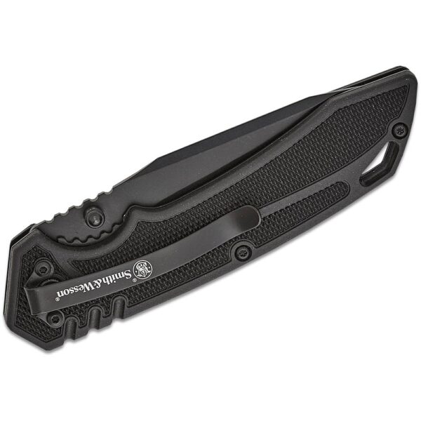 Smith & Wesson Special Ops Folding Knife 3" Clip Point Blade Black Box - Precision Shot Firearms