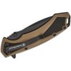 Smith & Wesson Extreme Ops Spring Assist Folding Knife 3-1/4" Drop Point Blade Black Tan Box - Precision Shot Firearms