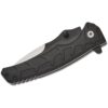 Smith & Wesson Extreme Ops Folding Knife 3" Drop Point Blade Two Tone Black Silver Box - Precision Shot Firearms