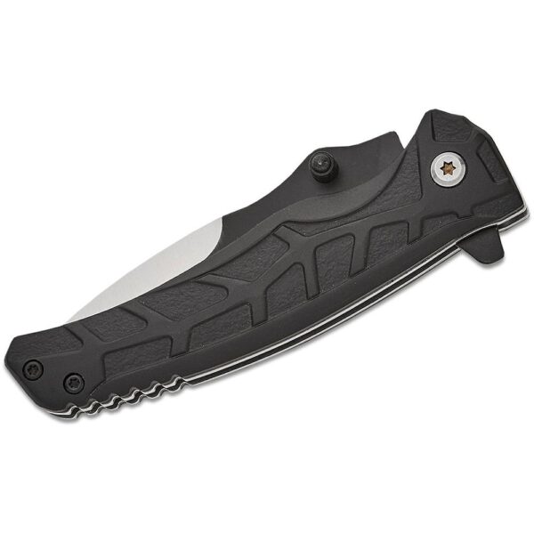 Smith & Wesson Extreme Ops Folding Knife 3" Drop Point Blade Two Tone Black Silver Box - Precision Shot Firearms
