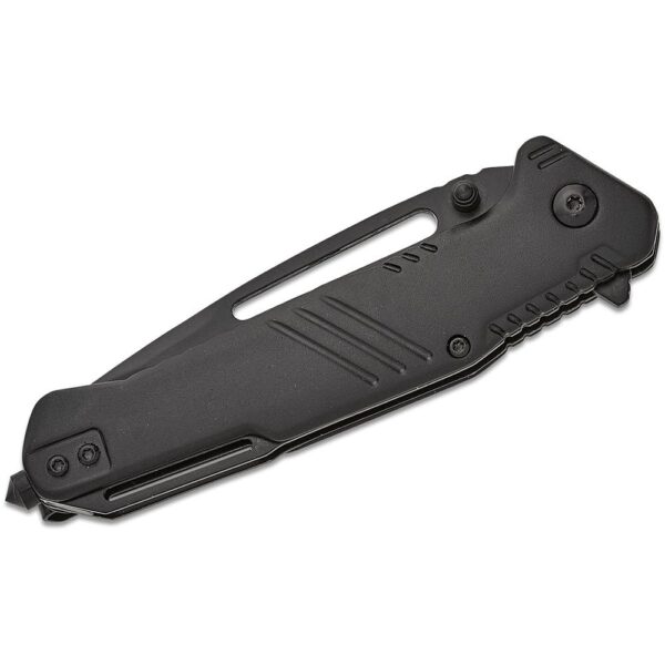 Smith & Wesson Extreme Ops Folding Knife 3-1/2" Tanto Blade Black with Glass Breaker Box - Precision Shot Firearms