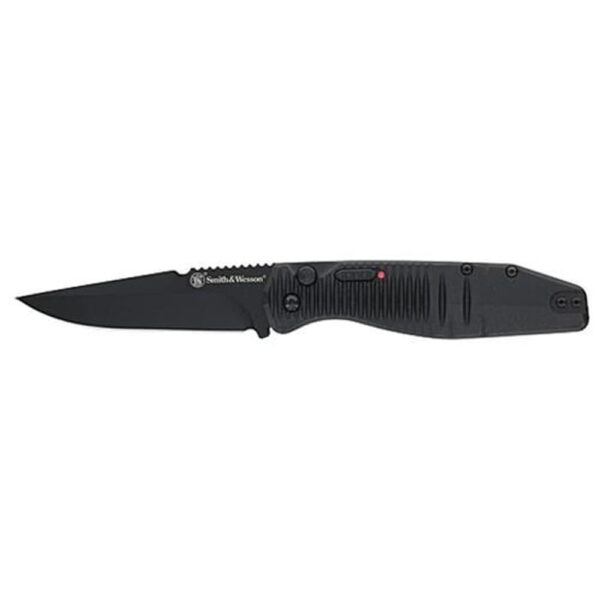 Smith & Wesson Special Ops Auto Full Size Folding Knife 3-2/5" Drop Point Blade Black - Precision Shot Firearms