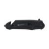 Smith & Wesson Extreme Ops Folding Knife 3-1/2" Clip Point Blade Black with Glass Breaker and Strap Cutter - Precision Shot Firearms