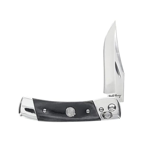Uncle Henry PLB5 Folding Knife 2-9/10" Clip Point Blade Black - Precision Shot Firearms