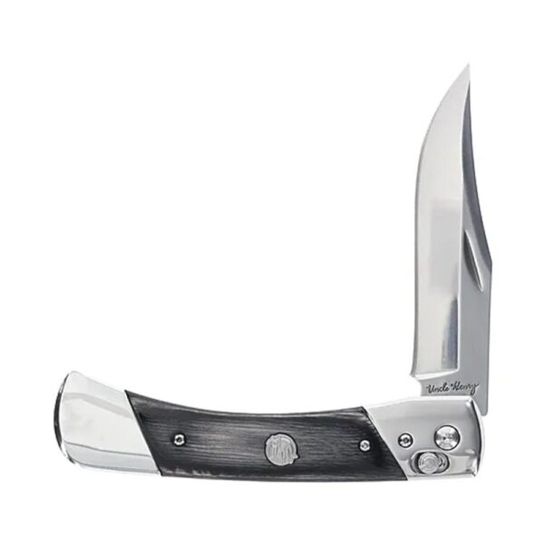 Uncle Henry PLB7 Bear Paw Folding Knife 3-4/5" Clip Point Blade Black - Precision Shot Firearms