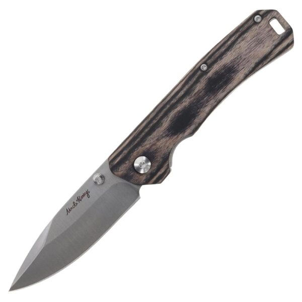 Uncle Henry Folding Knife 3" Drop Point Blade Brown Pakka Wood - Precision Shot Firearms
