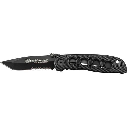 Smith & Wesson Extreme Ops Tanto Folding Knife 3 1/4" Blade Black - Precision Shot Firearms
