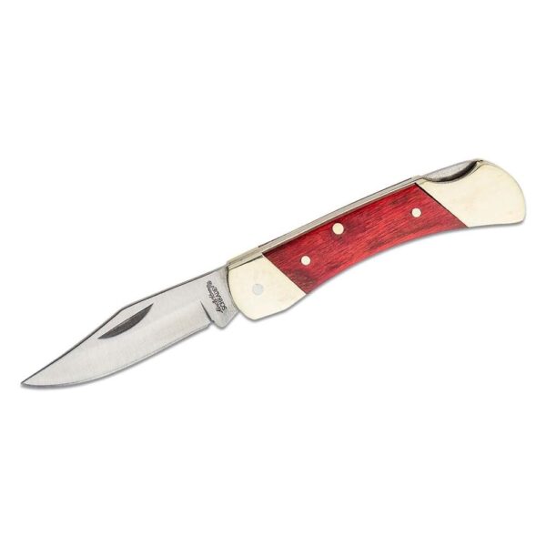 Schrade Uncle Henry Brown Bear Folding Knife 2-1/4" Clip Point Blade Wood - Precision Shot Firearms