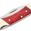 Schrade Uncle Henry Brown Bear Folding Knife 2-1/4" Clip Point Blade Wood - Precision Shot Firearms