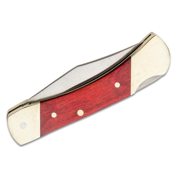 Schrade Uncle Henry Brown Bear Folding Knife 2-1/4" Clip Point Blade Wood - Precision Shot Firearms