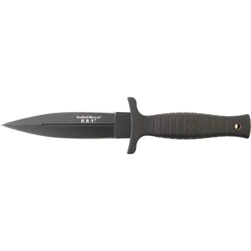 Smith & Wesson H.R.T. Full Tang Spear Point Fixed Blade 4 3/4" Blade Black - Precision Shot Firearms