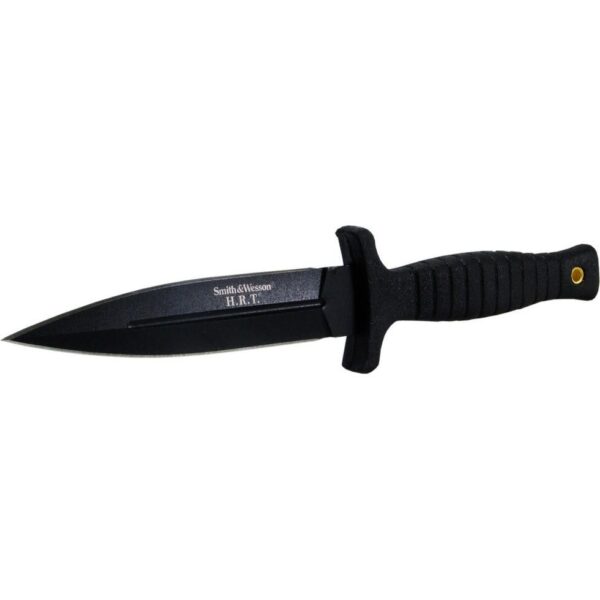 Smith & Wesson H.R.T. False Edge Fixed Knife 4-7/10" Dagger Blade Black - Precision Shot Firearms
