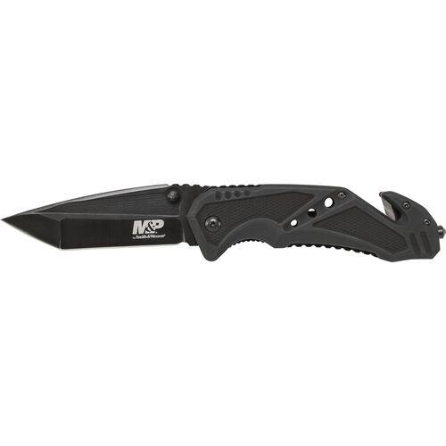Smith & Wesson M&P SWMP11B Tanto Folder Rescue Lock 3 7/8" Blade Black - Precision Shot Firearms
