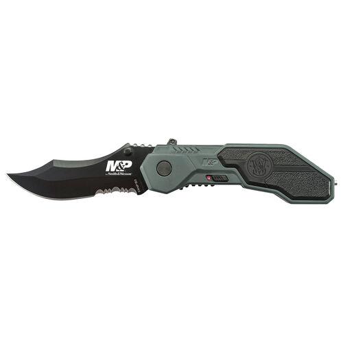 Smith & Wesson M&P M.A.G.I.C. Assisted Opening Clip Point Folding Knife 2 9/10" Blade Blue - Precision Shot Firearms