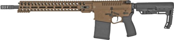 Revolution .308 Rifle 16.5" Barrel 14.5" Rail Cerakote Burnt Bronze - Precision Shot Firearms