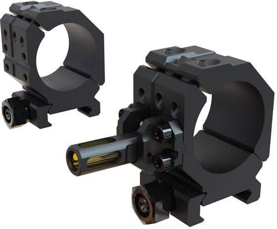 Wheeler Engineering 2-Piece Picatinny Rail Scope Rings 1" High - Precision Shot Firearms