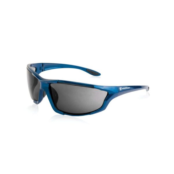 Smith & Wesson Major Full Frame Shooting Glasses Blue with Smoke Lens - Precision Shot Firearms