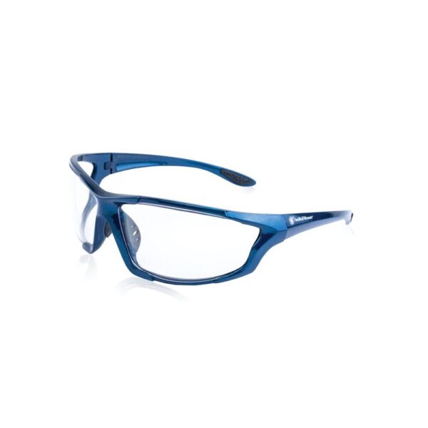 Smith & Wesson Major Full Frame Shooting Glasses Blue with Clear Lens - Precision Shot Firearms