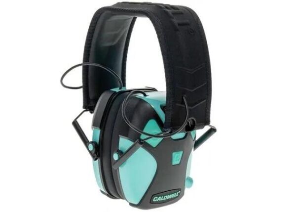 Caldwell E-Max Pro 23db Electronic Earmuffs-Aqua - Precision Shot Firearms