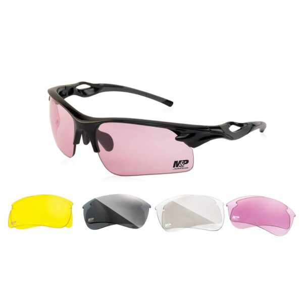 Smith & Wesson M&P Harrier Shooting Glasses Half Frame with Interchangeable Lens - Precision Shot Firearms
