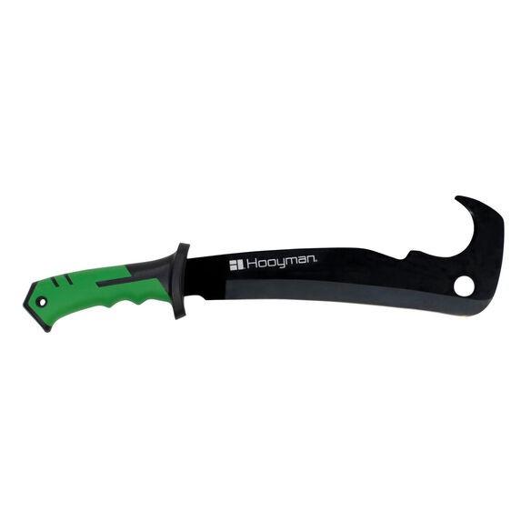 Hooyman Hook'em Machete 17-1/2" Blade Green - Precision Shot Firearms
