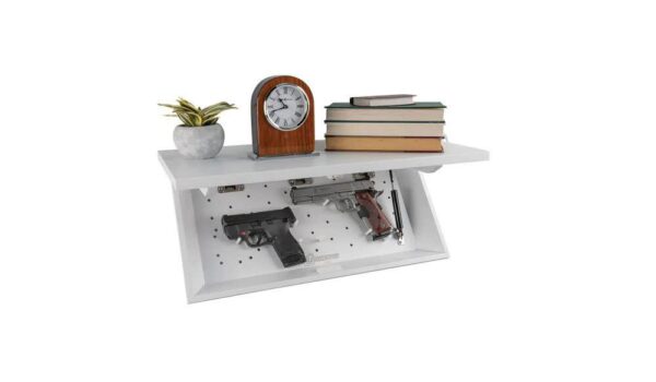 Lockdown In Plain Sight-Shelf-White - Precision Shot Firearms