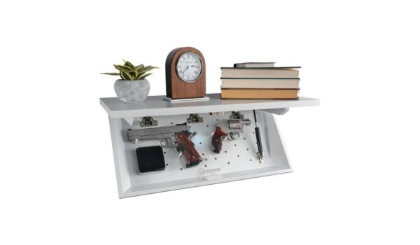 Lockdown In Plain Sight-Shelf-White - Precision Shot Firearms