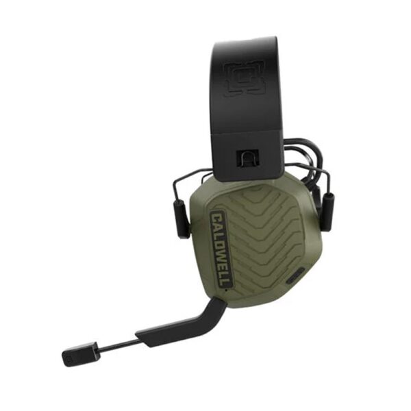 Caldwell EMax Pro Series Electronic Ear Muffs 23dB BT Two Way Communication OD Green - Precision Shot Firearms