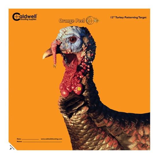 Caldwell Target Orange Peel Turkey Target 12" Orange and Black 5 Pack - Precision Shot Firearms