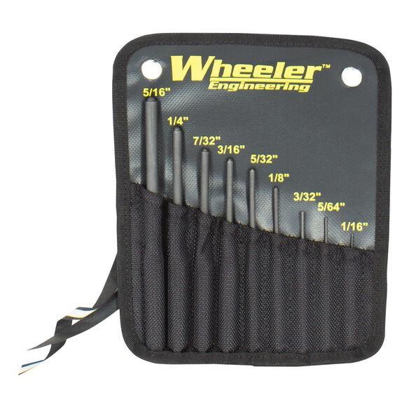 Wheeler Engineering Roll Pin Punch Set 9PC - Precision Shot Firearms
