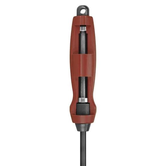 Tipton Deluxe 1-Piece Carbon Fiber Cleaning Rod .22-26 Cal 26" Red - Precision Shot Firearms