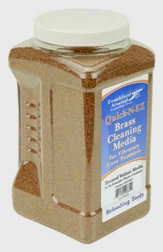 Frankford Arsenal Treated Walnut Hull Media In Reuseable Plastic Container 5 lbs - Precision Shot Firearms