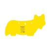 Caldwell AR500 Coyote Steel Hanging Target Yellow - Precision Shot Firearms