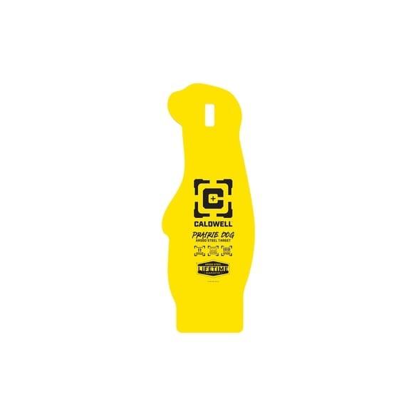 Caldwell AR500 Prairie Dog Steel Hanging Target Yellow - Precision Shot Firearms