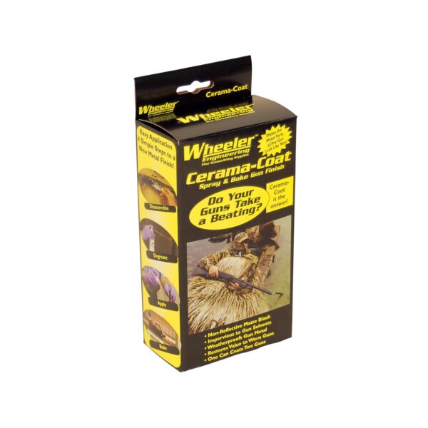 Wheeler Engineering Cerama-Coat Firearm Finish - Black 2oz. - Precision Shot Firearms