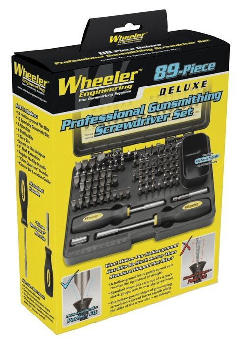 Wheeler Engineering 89-Piece Professional Gunsmithing Screwdriver Set - Precision Shot Firearms
