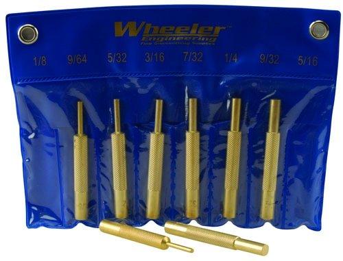 Wheeler 8 Piece Brass Punch Set - Precision Shot Firearms