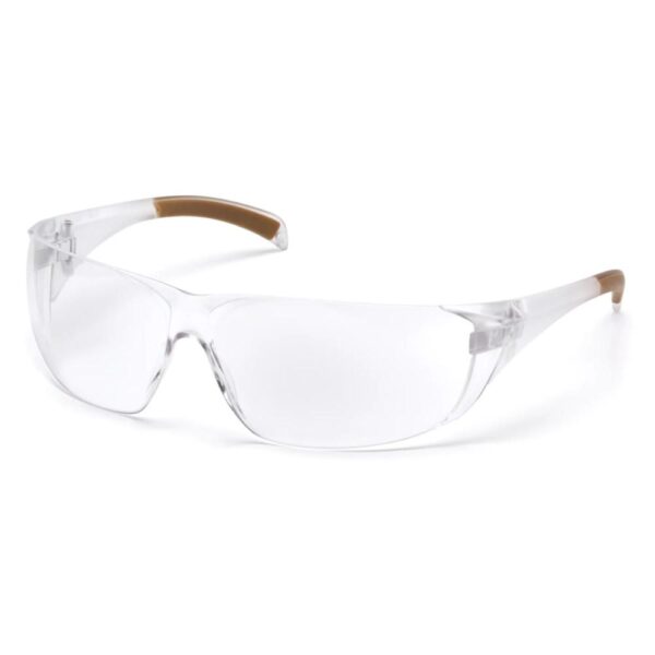 Pyramex Billings Frameless Shooting Glasses Clear with Carhartt Bag - Precision Shot Firearms